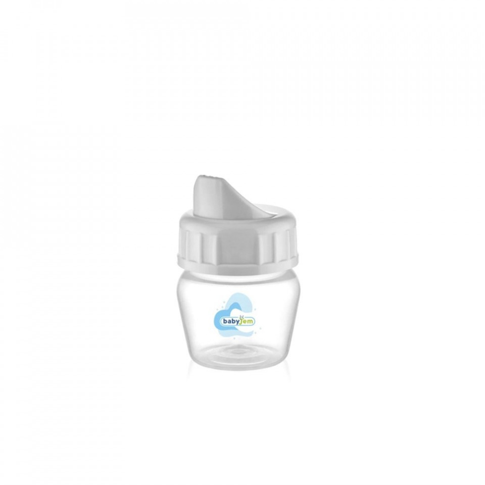 Cana si biberon sticla BabyJem 30 ml Gri - imagine 2
