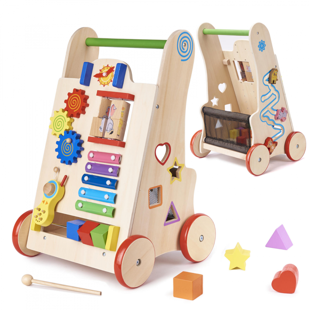 Antepremergator Ikonka Educational Lemn cu Xilofon - imagine 13
