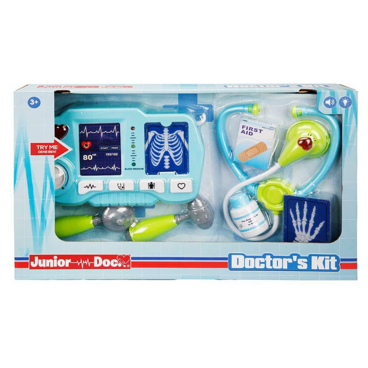 Set Doctor Junior Doc cu Monitor Sunet și Lumină