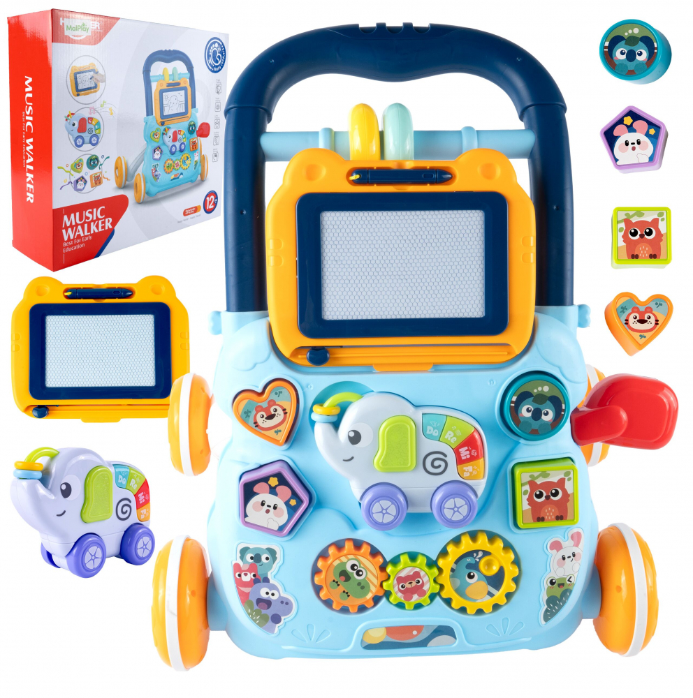 Premergator Educativ Elefant Malplay 2-in-1 - imagine 14