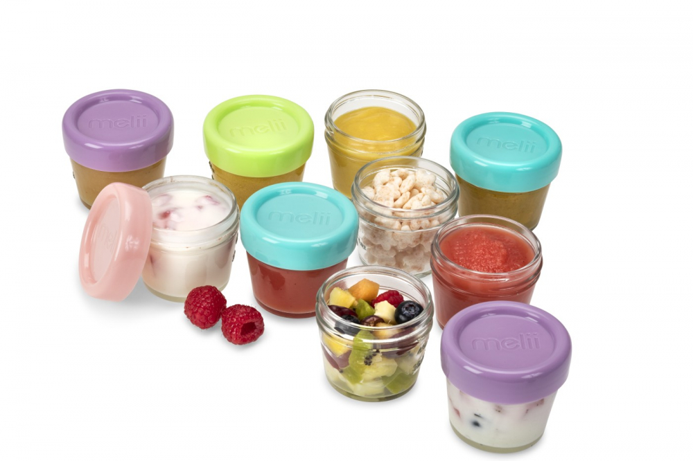 Set 12 Recipiente Sticlă Melii 118ml pentru Hrană Bebe - imagine 6