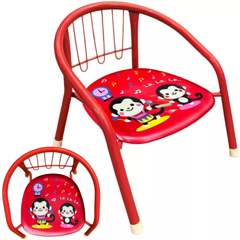 Scaunel NiceKids Red Monkey, 36 cm