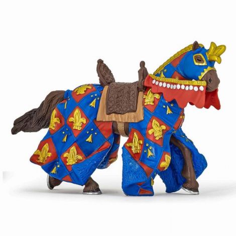 Papo Cal Crin Albastru - Figurină Medievală - imagine 2