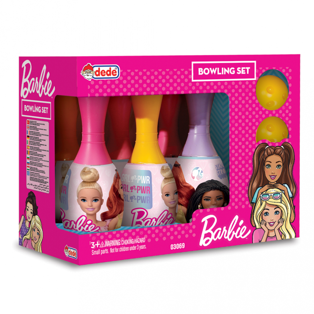 Set Bowling Barbie 6 Popice Dede
