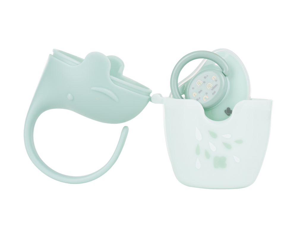 Cutie Suzete KikkaBoo Elephant Mint, Agatare Universala - imagine 2