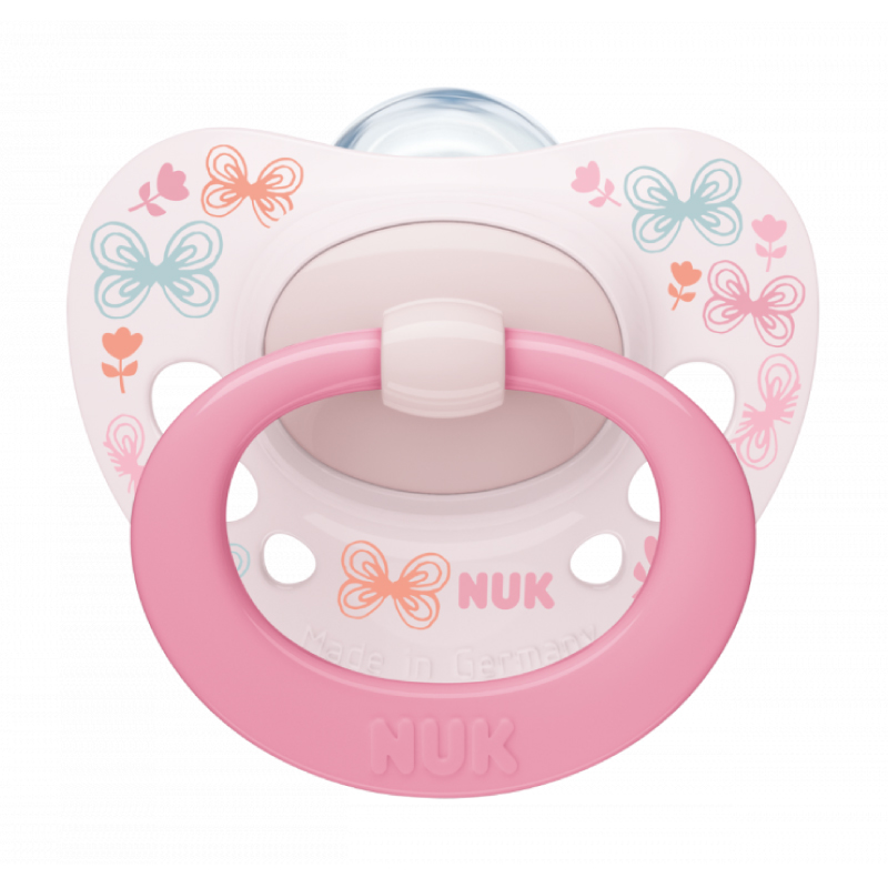 Suzeta Nuk Signature Silicon Roz 0-6 luni