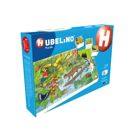 Puzzle Animale Exotice Hubelino 35 piese - imagine 4