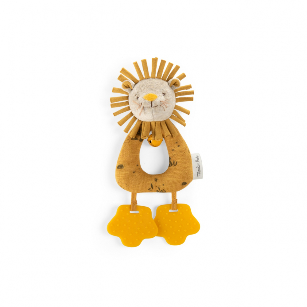 Inel Zornaitor Leu Moulin Roty pentru Bebelusi