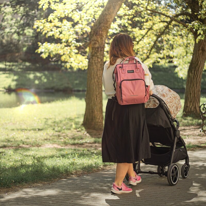 Rucsac Mamici PetiteMars Jack Dusty Rose - imagine 2