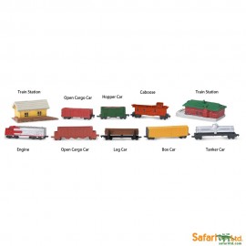 Tub 10 Figurine Tren Safari Ltd - Vopsite Manual - imagine 3