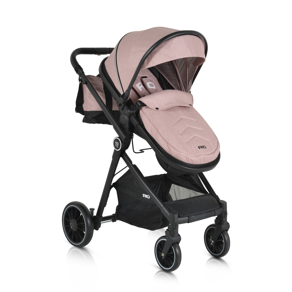 Carucior Moni Rio 2in1 Aluminiu, Roz