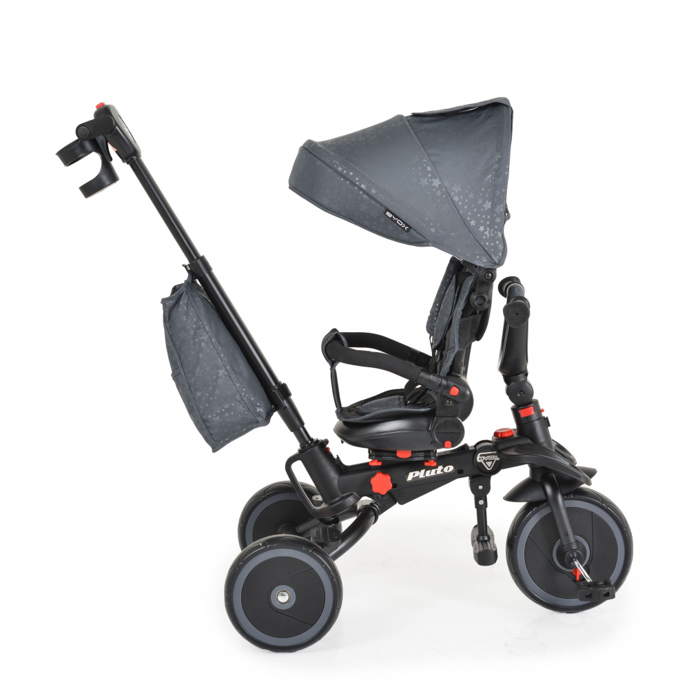 Tricicleta Byox Pluto Grey Pliabilă