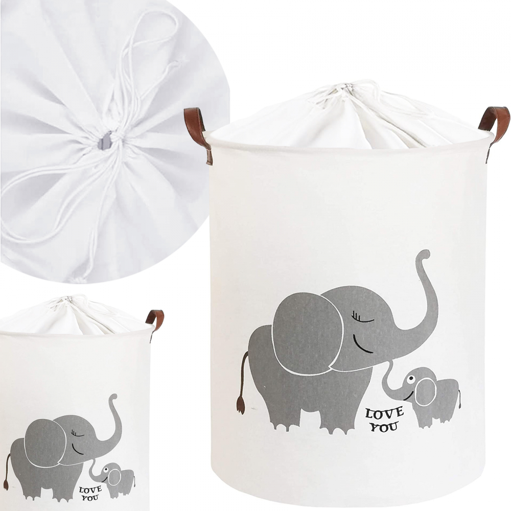 Cos Pliabil Sipo Elefant, 43L, Organizare Jucării