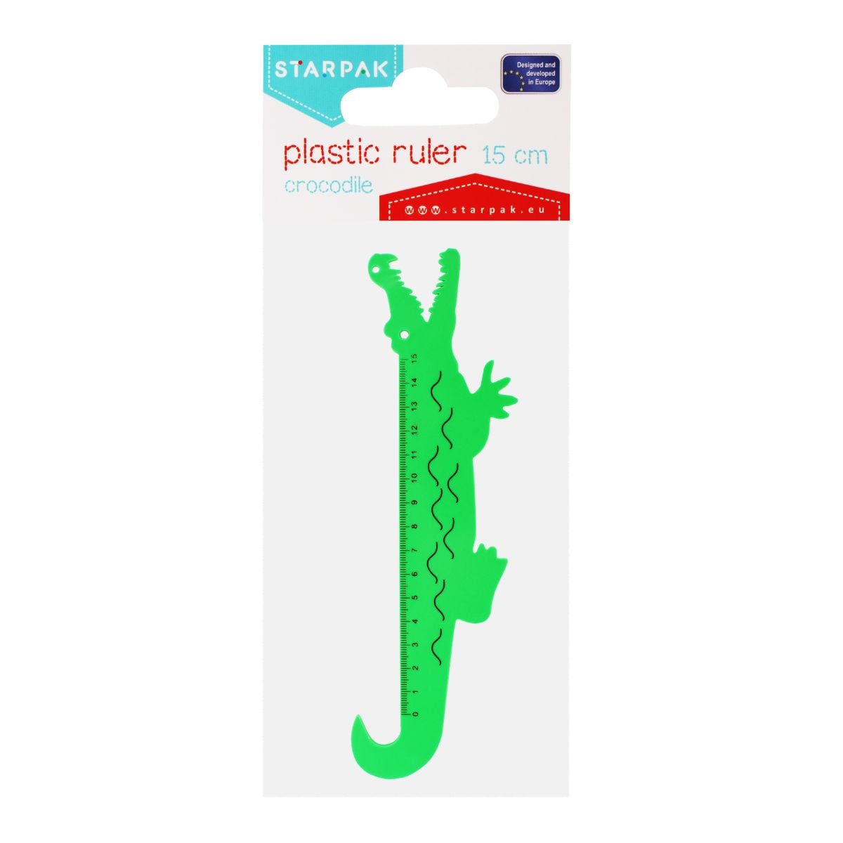 Rigla Starpak 15 cm Crocodil