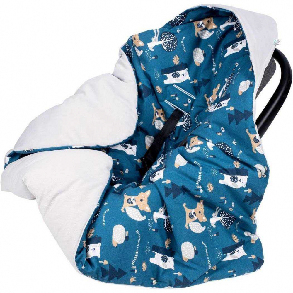 Paturica de infasat Infantilo Velvet Navy