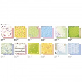 Carton Designer Flori Folia 190g - 12 Coli - imagine 3
