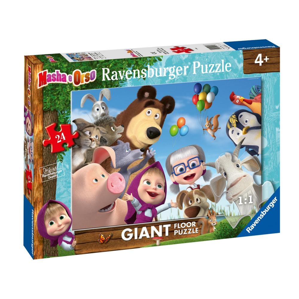 Puzzle Ravensburger Masha și Ursul 24 piese