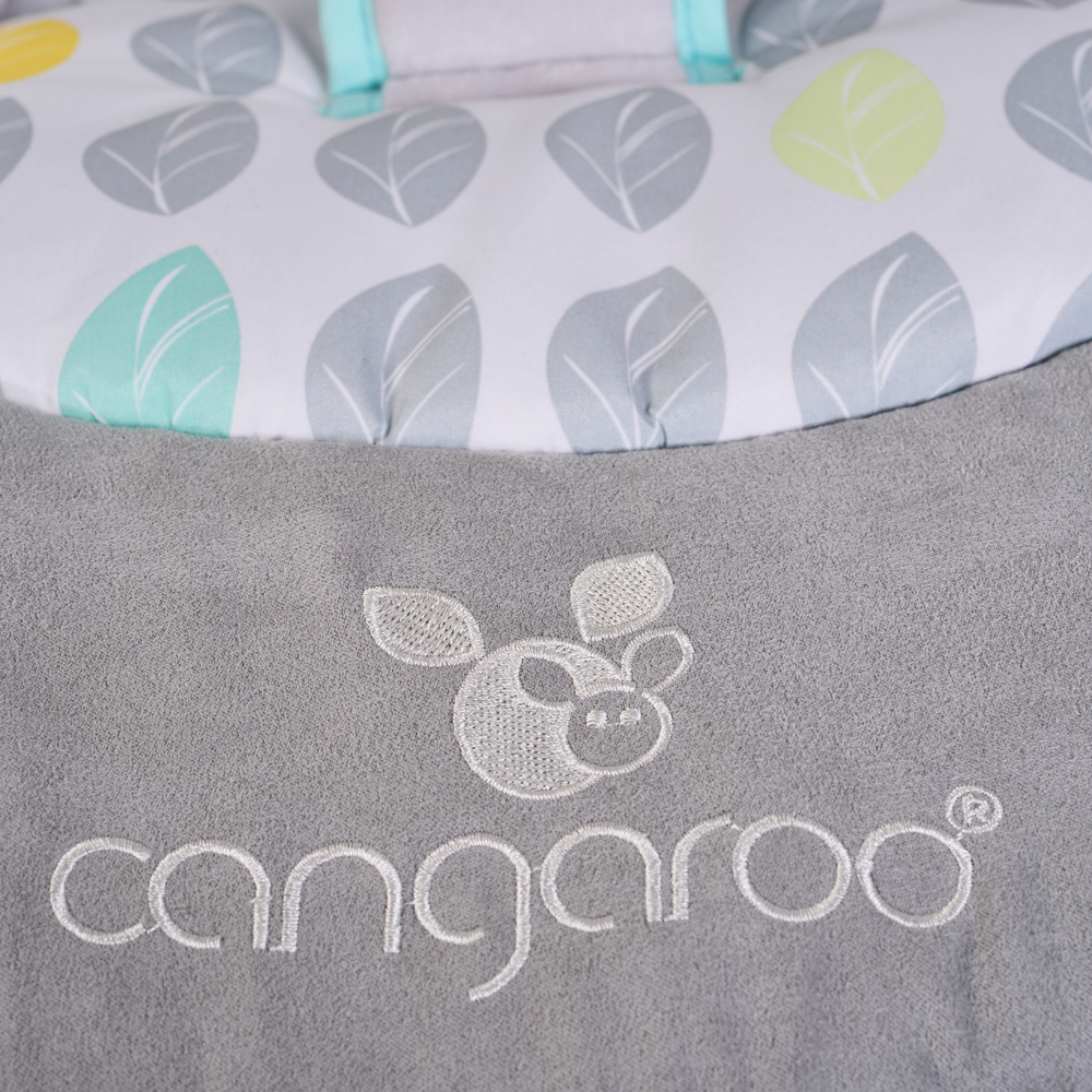 Leagan Electric Cangaroo Baby Swing+ Grey, Priza - imagine 6