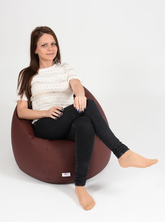 Fotoliu Pufrelax Relaxo Violet pentru Copii 2-14 Ani - imagine 4