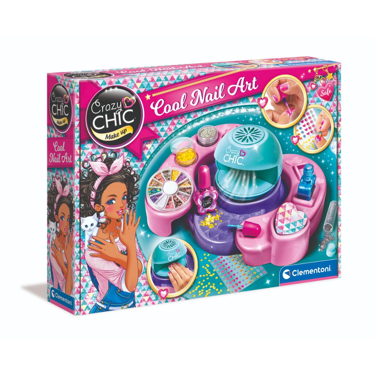 Set Manichiura Clementoni Crazy Chic - Salon de Frumusețe