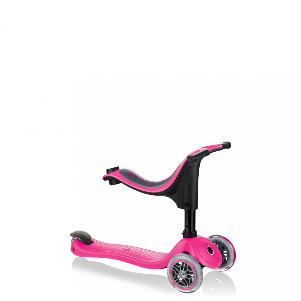 Globber Evo 4 în 1 Roz, Trotinetă Evolutivă cu Ghidon Reglabil - imagine 5