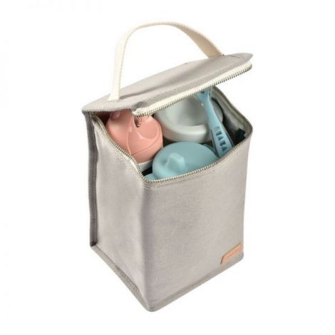 Geantă Termoizolantă Beaba Pearl Grey | Menține 3h - imagine 2