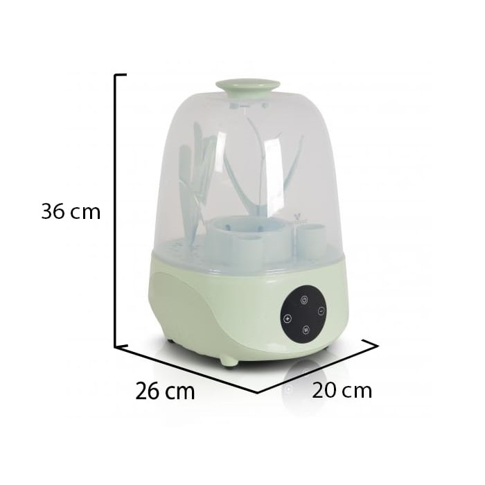 Sterilizator Cangaroo 6 Biberoane Uscare Verde - imagine 7