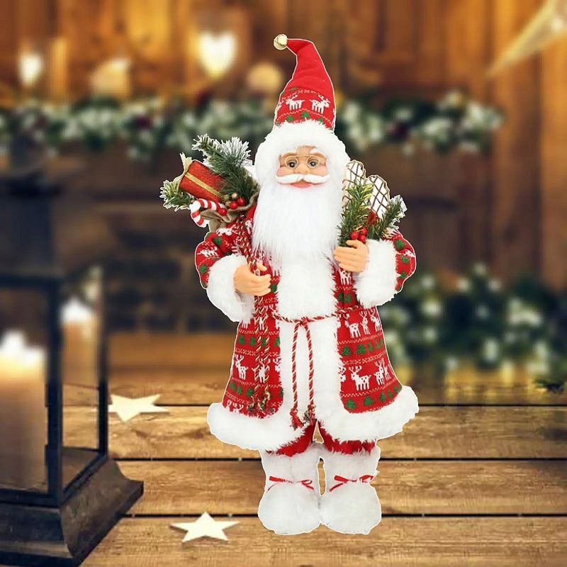 Mos Craciun Procart 45cm Figurina Reni - imagine 4