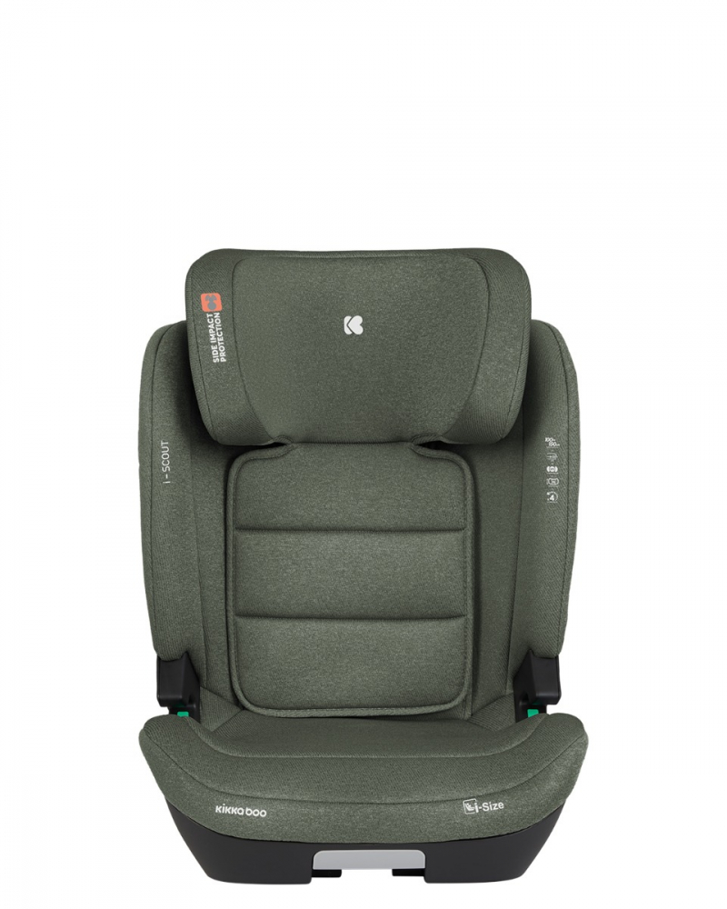 Scaun Auto Kikkaboo i-Scout Army Green i-Size