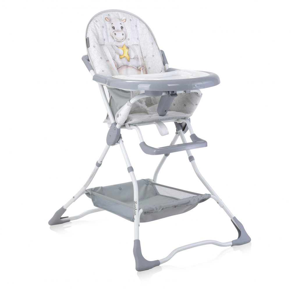 Scaun de masă Lorelli Bonbon Noble Grey Hippo - imagine 2