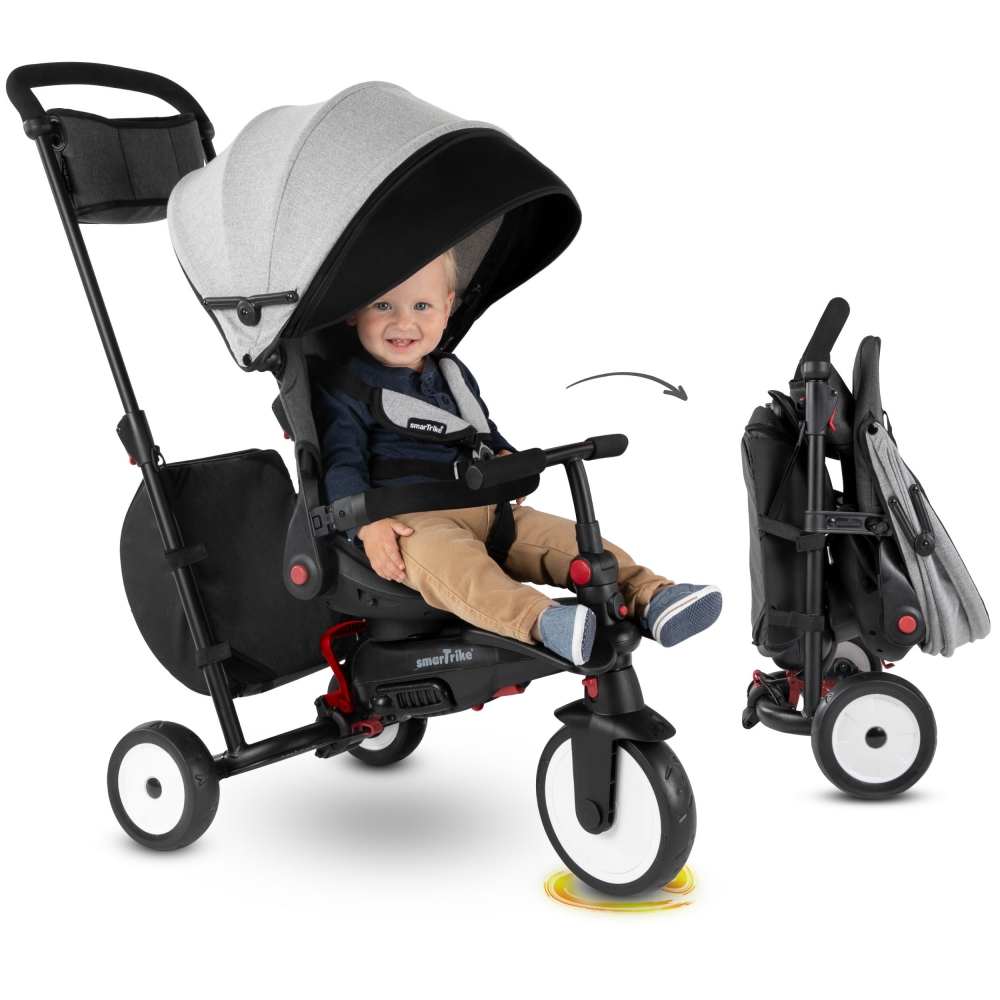 Smart Trike STR7 Vibe Grey, Ultrapliabilă 6Luni+ - imagine 5