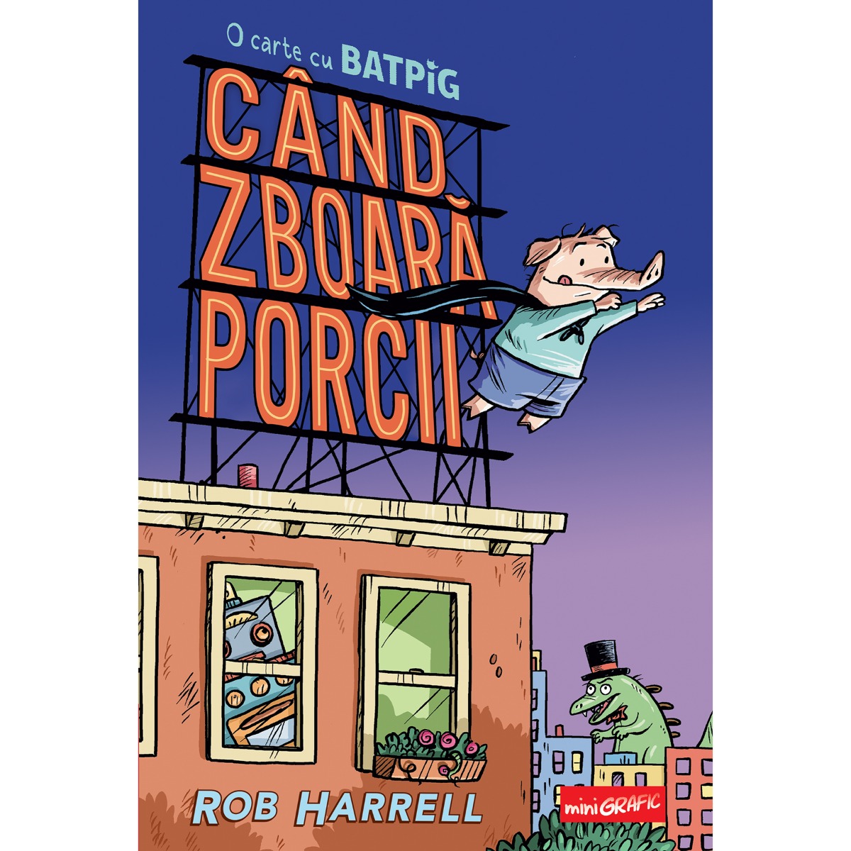 Batpig 1 - Rob Harrell | Carte Copii