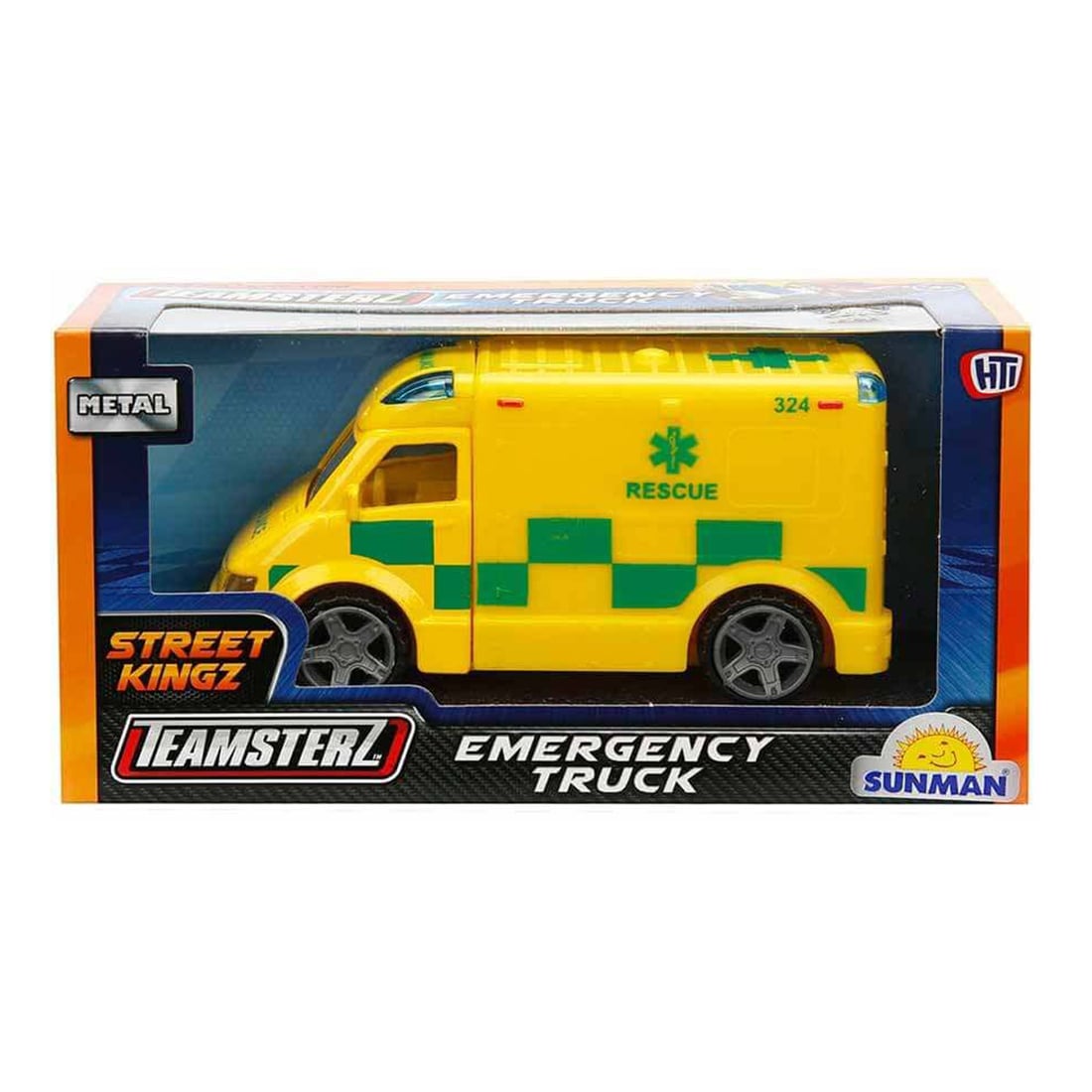 Masinuta Ambulanta Teamsterz Galben