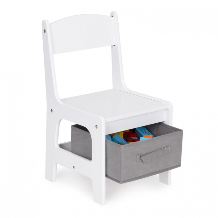 Set Masa si 2 Scaune Ecotoys cu Depozitare - imagine 5