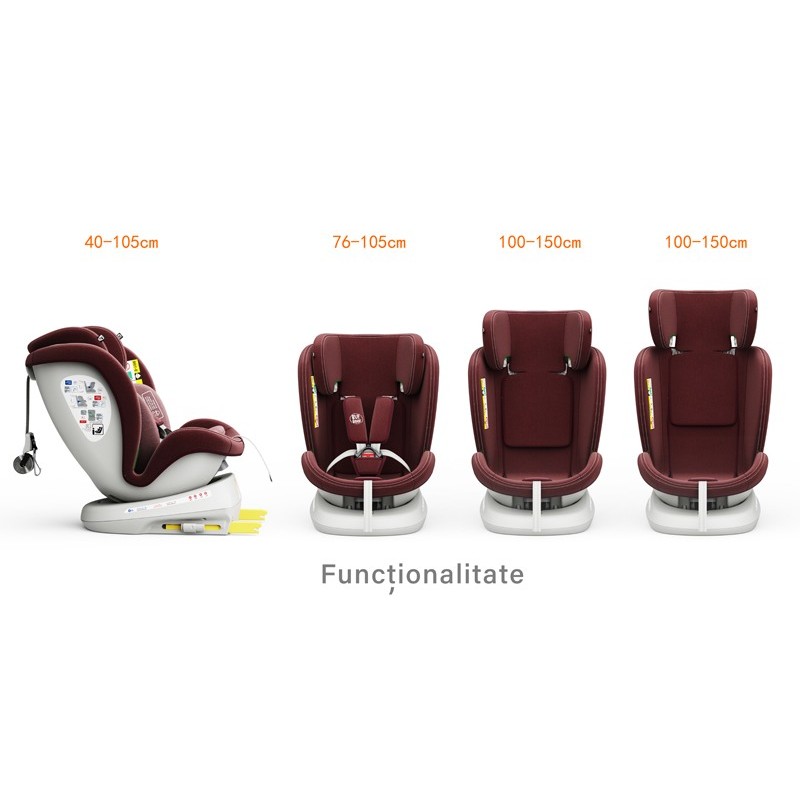 Scaun Auto Tweety Plus Deluxe i-Size Rotativ 360°