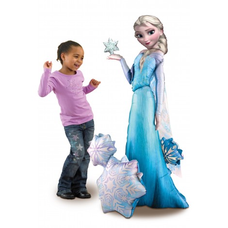 Balon Elsa Airwalker care merge | Amscan - imagine 3
