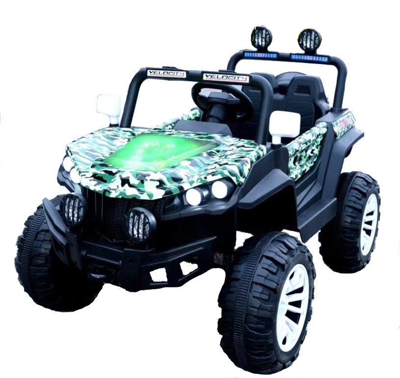 Mașinuță Electrică Nichiduta 4x4 Shadow Green Army - imagine 5