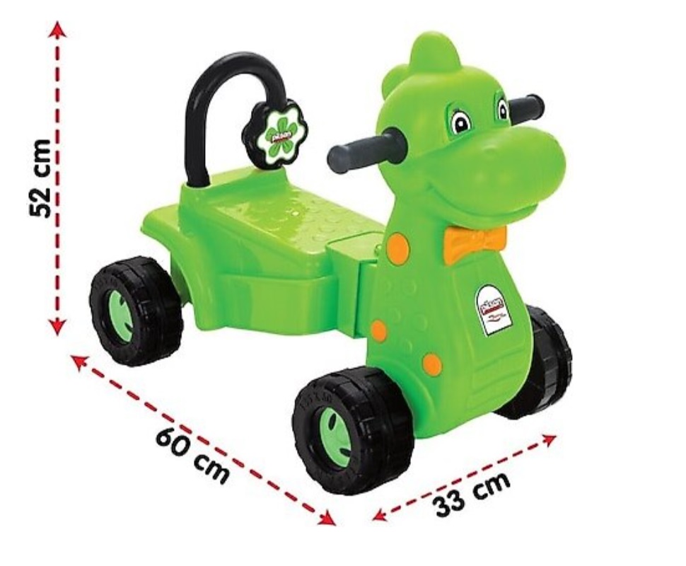 Pilsan Dino Green Ride-On fără pedale 12+ luni