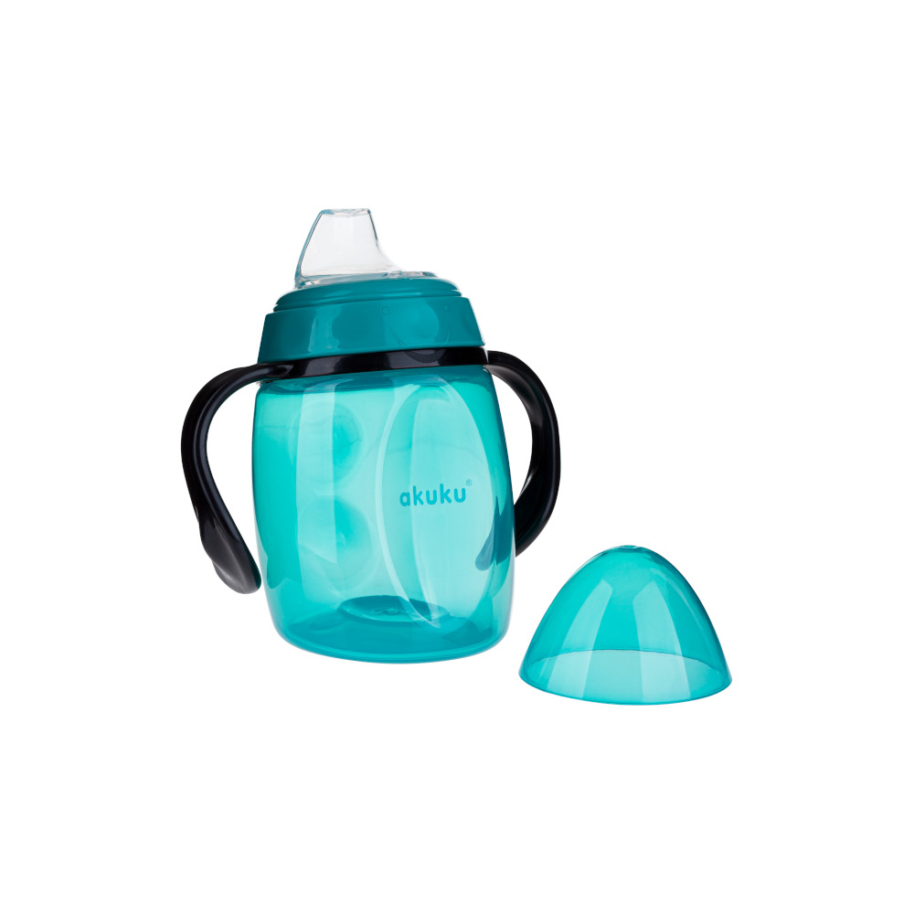 Cana Akuku 280ml cu Cioc Turcoaz, Manere Ergonomice - imagine 4