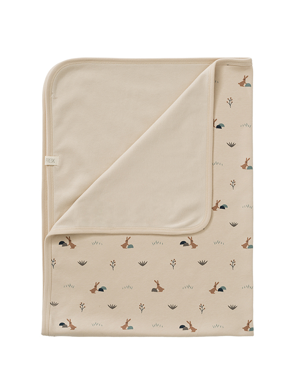 Paturică Bumbac Organic Fresk Sandshell | Moale și Sigură