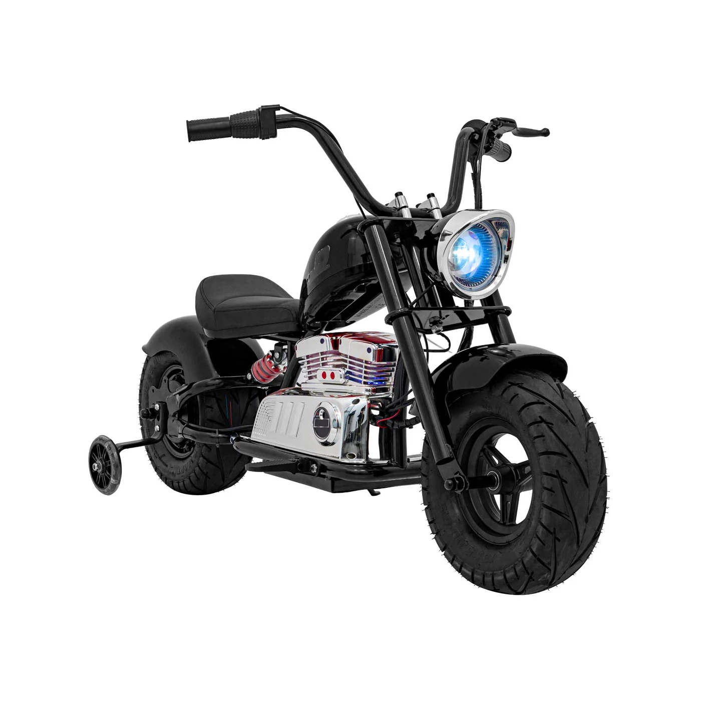 Motocicleta Hollicy Old School 24V, 300W, Negru