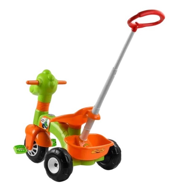 Tricicleta Pilsan Dino Green cu mâner reglabil - imagine 2