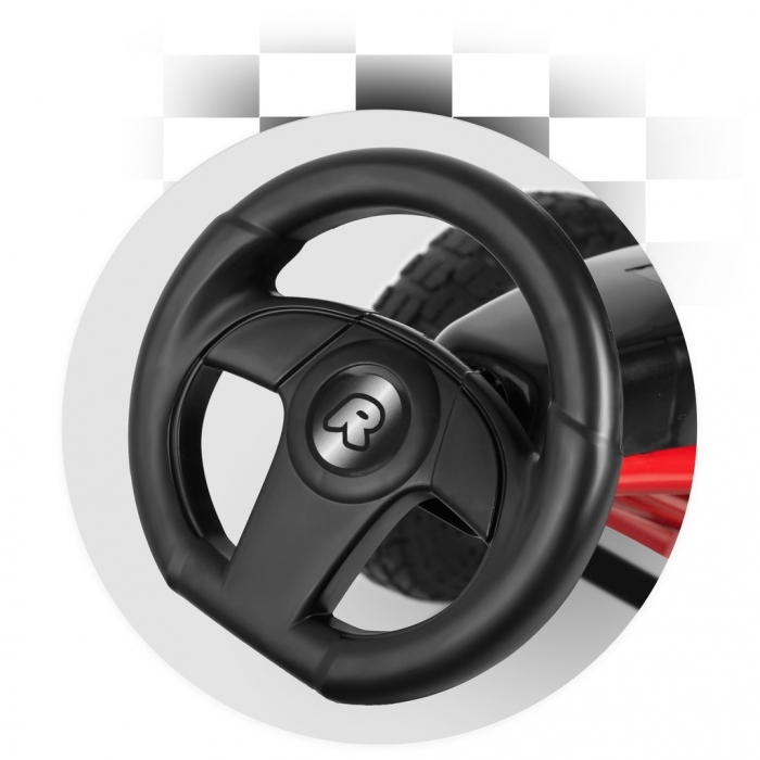 Kart Pedale Ricokids RK590 Rosu pentru Copii - imagine 7