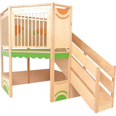 Casuta etajata Moje Bambino - Complex Joaca Interior