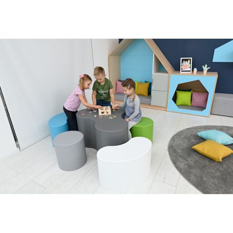 Set Masa si Scaune Puf Moje Bambino | Gradinita - imagine 13