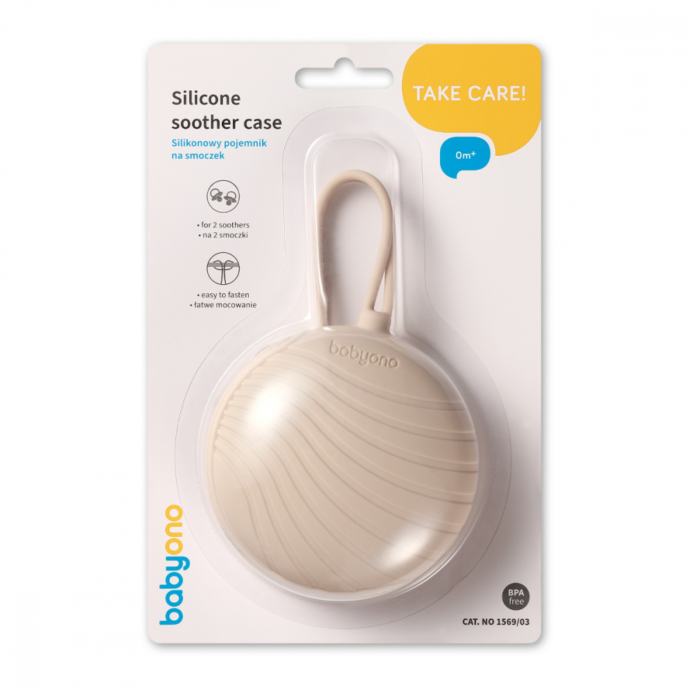 Husa Silicon Babyono pentru Suzetă - Igienică - imagine 2