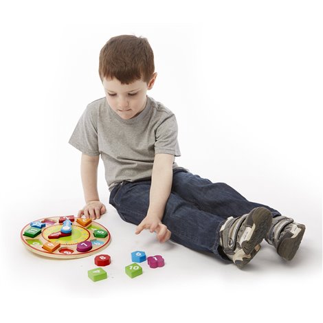 Ceas Sortator Forme Melissa & Doug Lemn - imagine 5