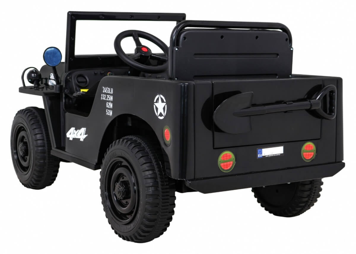 Masinuta Electrica Jeep Militar Lux 4x4 - Autokids - imagine 5