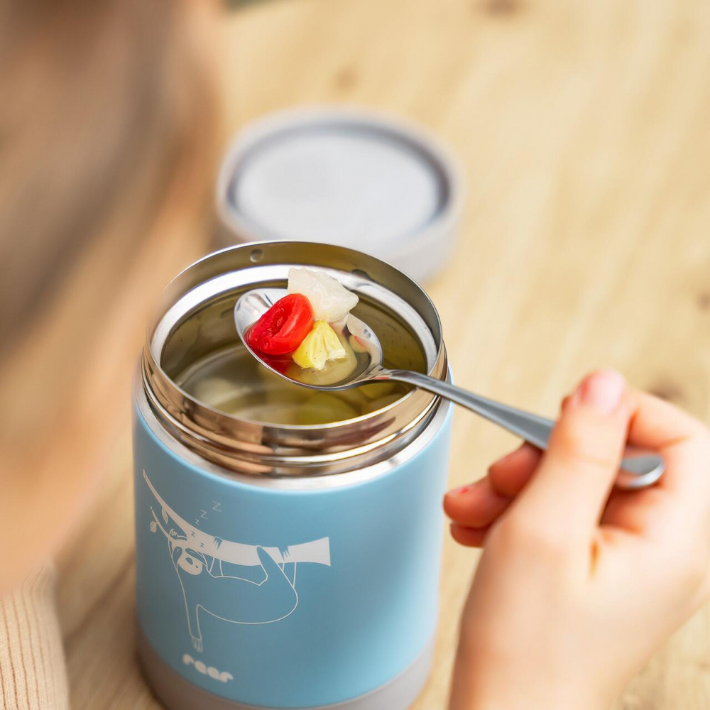 Cutie Termică Reer ColourDesign 300ml Albastră - imagine 2