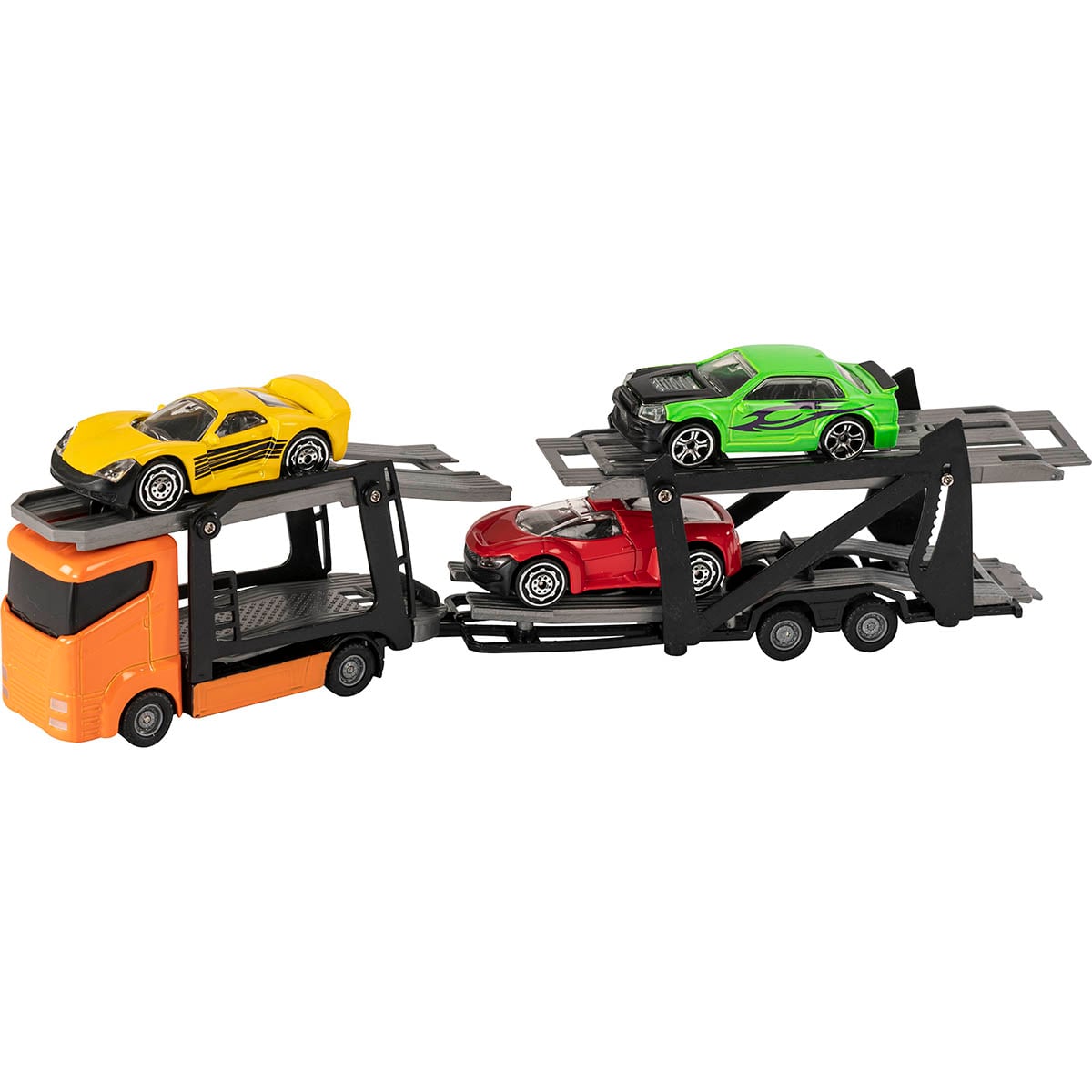 Set Camion Teamsterz cu 3 Masinute